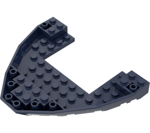 LEGO Donkerblauw Stern 12 x 10 (47404)