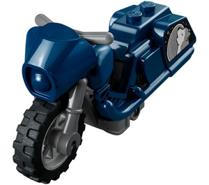 LEGO Dark Blue Stuntz Motorcycle