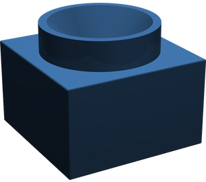LEGO Dark Blue Support 2 x 2 x 11 Solid Pillar Base (6168)