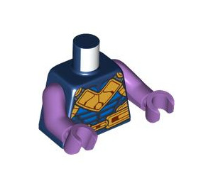 LEGO Ciemny niebieski Thanos Minifigurka Tułów (973 / 76382)