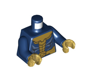 LEGO Donkerblauw Thanos Minifiguur Torso (973 / 76382)