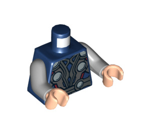 LEGO Dunkelblau Thor Torso (973 / 76382)