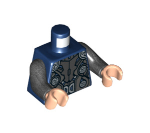 LEGO Bleu Foncé Thor avec Dark Bleu Costume et Stretchy Casquette Minifigurine Torse (973 / 76382)