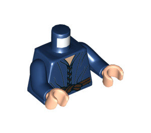 LEGO Donkerblauw Thorin Oakenshield Torso (973 / 76382)