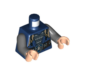 LEGO Dark Blue Thorin Oakenshield Torso (973 / 76382)