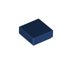 LEGO Donkerblauw Tegel 1 x 1 met groef (3070 / 30039)