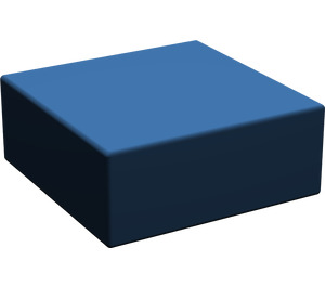 LEGO Dark Blue Tile 1 x 1 without Groove