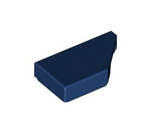 LEGO Dark Blue Tile 1 x 2 45° Angled Cut Right (5092)