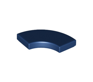 LEGO Dark Blue Tile 2 x 2 Curved Corner (27925)