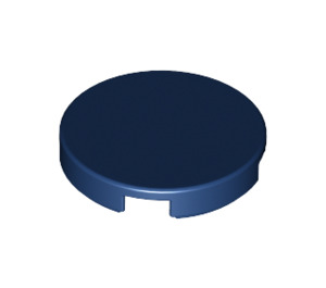 LEGO Dark Blue Tile 2 x 2 Round with Bottom Stud Holder (14769)