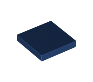 LEGO Dark Blue Tile 2 x 2 with Groove (3068 / 88409)