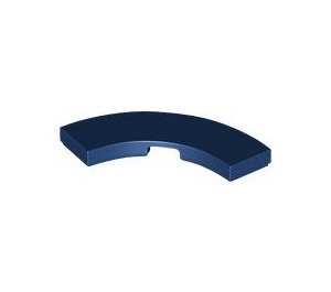 LEGO Dark Blue Tile 3 x 3 Curved Corner (79393)