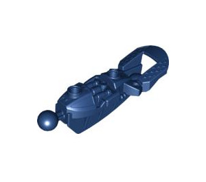 LEGO Donkerblauw Toa Upper Been / Knee Armor met Bal Joints (53548)