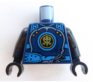 LEGO Dark Blue Torso Ninjago Blue Armor (973)