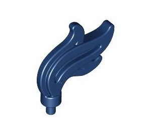 LEGO Bleu Foncé Tripler Plume Plume (compact) (28661 / 64647)