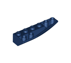 LEGO Dark Blue Wedge 2 x 6 Double Inverted Right (41764)