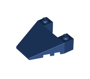 LEGO Dark Blue Wedge 4 x 4 with Stud Notches (93348)