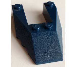 LEGO Dark Blue Wedge 6 x 4 Cutout without Stud Notches (6153)