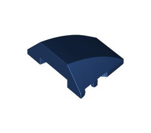 LEGO Dark Blue Wedge Curved 3 x 4 Triple (64225)