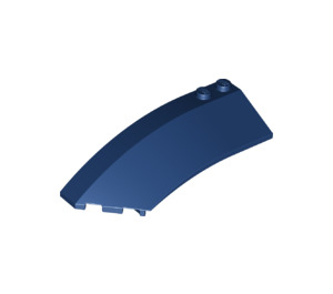 LEGO Dark Blue Wedge Curved 3 x 8 x 2 Left (41750 / 42020)