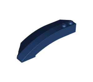 LEGO Dark Blue Wedge Curved 3 x 8 x 2 Right (41749 / 42019)