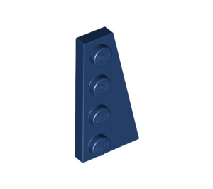 LEGO Blu scuro Cuneo Piastra 2 x 4 Ala Destra (41769)