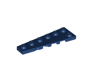 LEGO Donkerblauw Wig Plaat 2 x 6 Links (78443)
