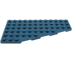 LEGO Donkerblauw Wig Plaat 6 x 12 Vleugel Rechtsaf (30356)