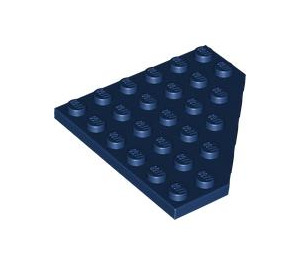 LEGO Bleu foncé Coin assiette 6 x 6 Coin (6106)