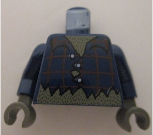 LEGO Mørkeblå Werewolf Torso (973 / 76382)