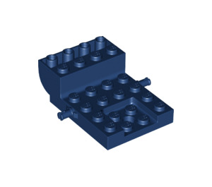 LEGO Blu scuro Ruota Bearing 4 x 6 x 1.33 (24055 / 65348)