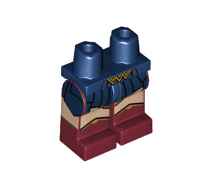 LEGO Dark Blue Wonder Woman Minifigure Hips and Legs (3815 / 25791)