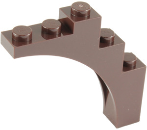 LEGO Marron foncé Arche
 1 x 5 x 4 Arc régulier, dessous non renforcé (2339 / 14395)
