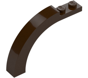 LEGO Marrone scuro Arco 1 x 6 x 3.3 con Parte superiore curva (6060 / 30935)