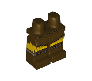 LEGO Dark Brown Barbarian Legs (3815 / 14554)