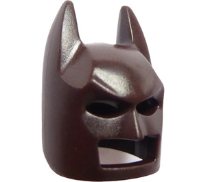 LEGO Dark Brown Batman Mask with Angular Ears (10113 / 28766)