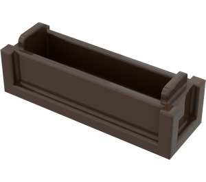 LEGO Marron Foncé Boîte 1 x 3 Open (69066)