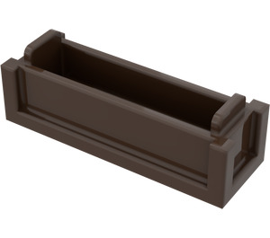 LEGO Dark Brown Box 1 x 3 Open (69066)