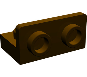 LEGO Dark Brown Bracket 1 x 2 with 1 x 2 Up (99780)