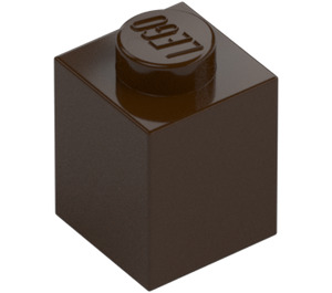 LEGO Dark Brown Brick 1 x 1 (3005 / 30071)