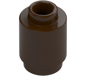 LEGO Dark Brown Brick 1 x 1 Round with Open Stud (3062 / 35390)