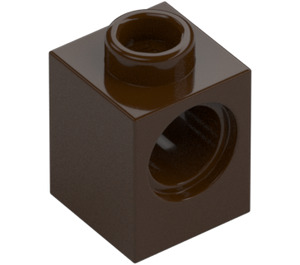 LEGO Dark Brown Brick 1 x 1 with Hole (6541)