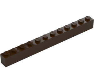 LEGO Marrone scuro Mattoncino 1 x 12 (6112)