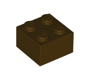 LEGO Dark Brown Brick 2 x 2 (3003 / 6223)