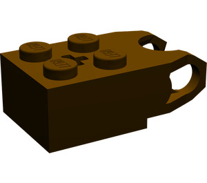LEGO Marron foncé Brique 2 x 2 avec Balle Socket et Axlehole (Prise renforcée large) (62712)