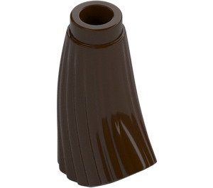 LEGO Dark Brown Broom Bristles 1 x 1.33 (90826)