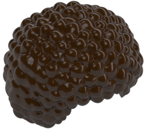 LEGO Dark Brown Bushy Bubble Style Hair (86385 / 87995)