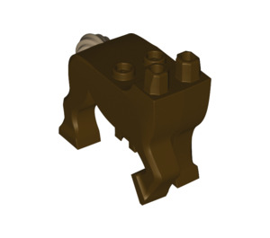 LEGO Donkerbruin Centaur Poten met Dark Tan Staart (67638)