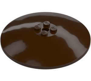 LEGO Dark Brown Dish 8 x 8 (3961 / 35154)