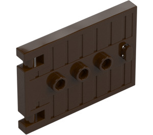 LEGO Dark Brown Door 1 x 5 x 3 with Handle (93096)